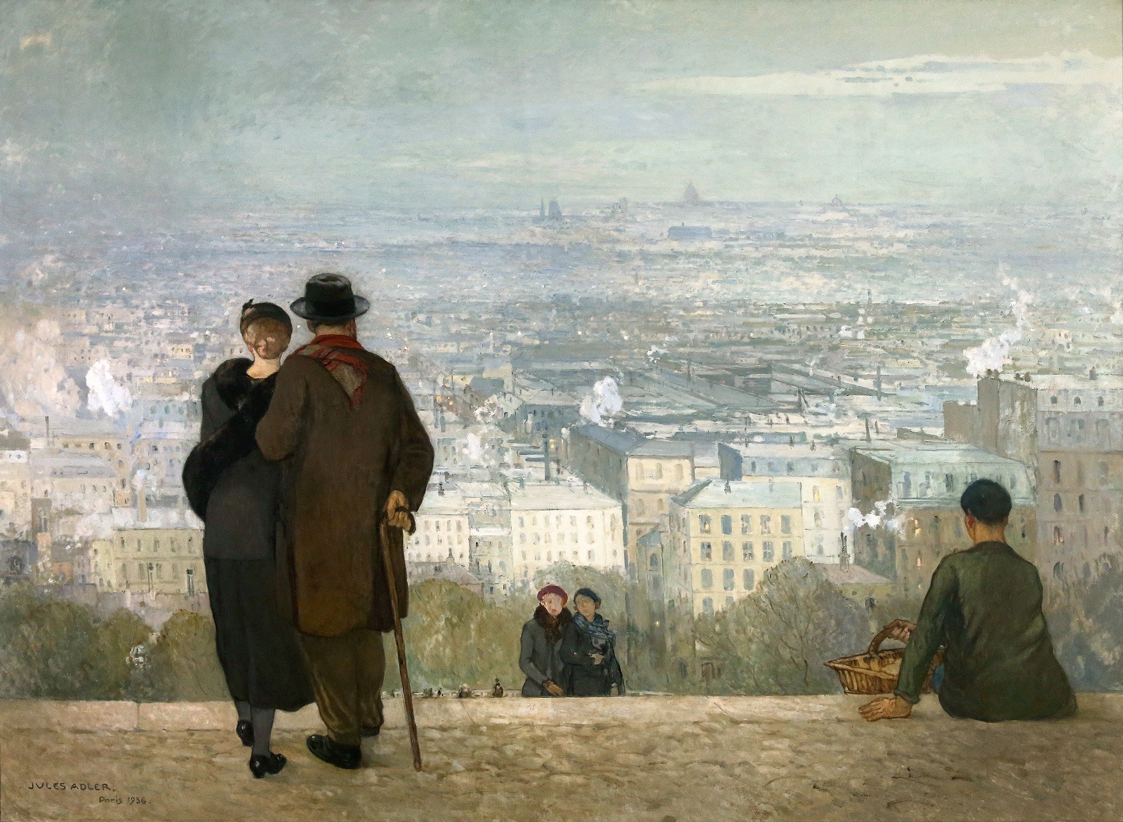 Jules Adler - Paris vu du Sacré-Coeur