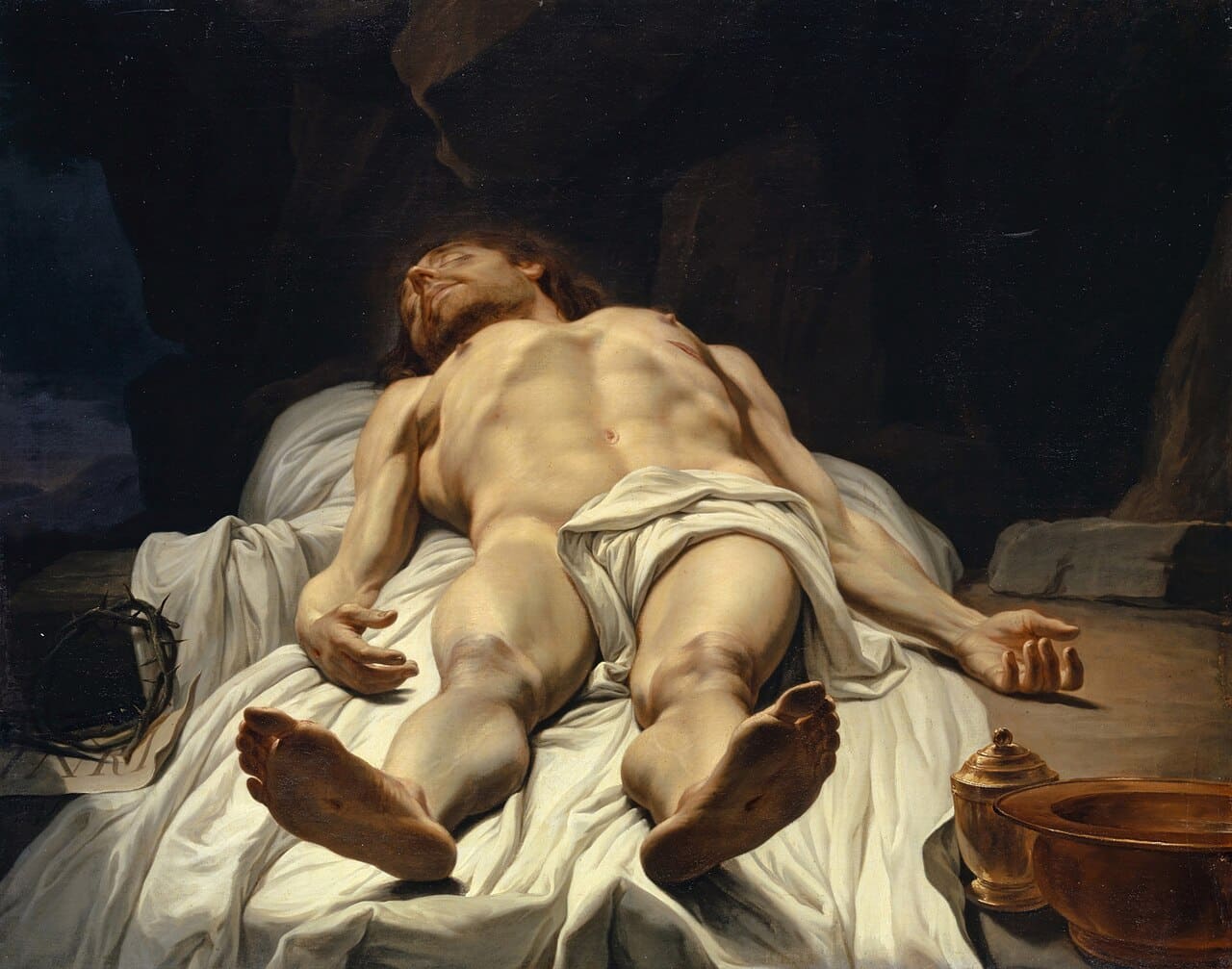 Le Christ mort - Johann Melchior Wyrsch