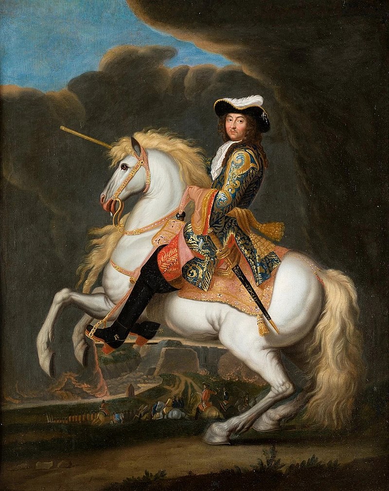 René-Antoine Houasse - Portrait équestre de Louis XIV