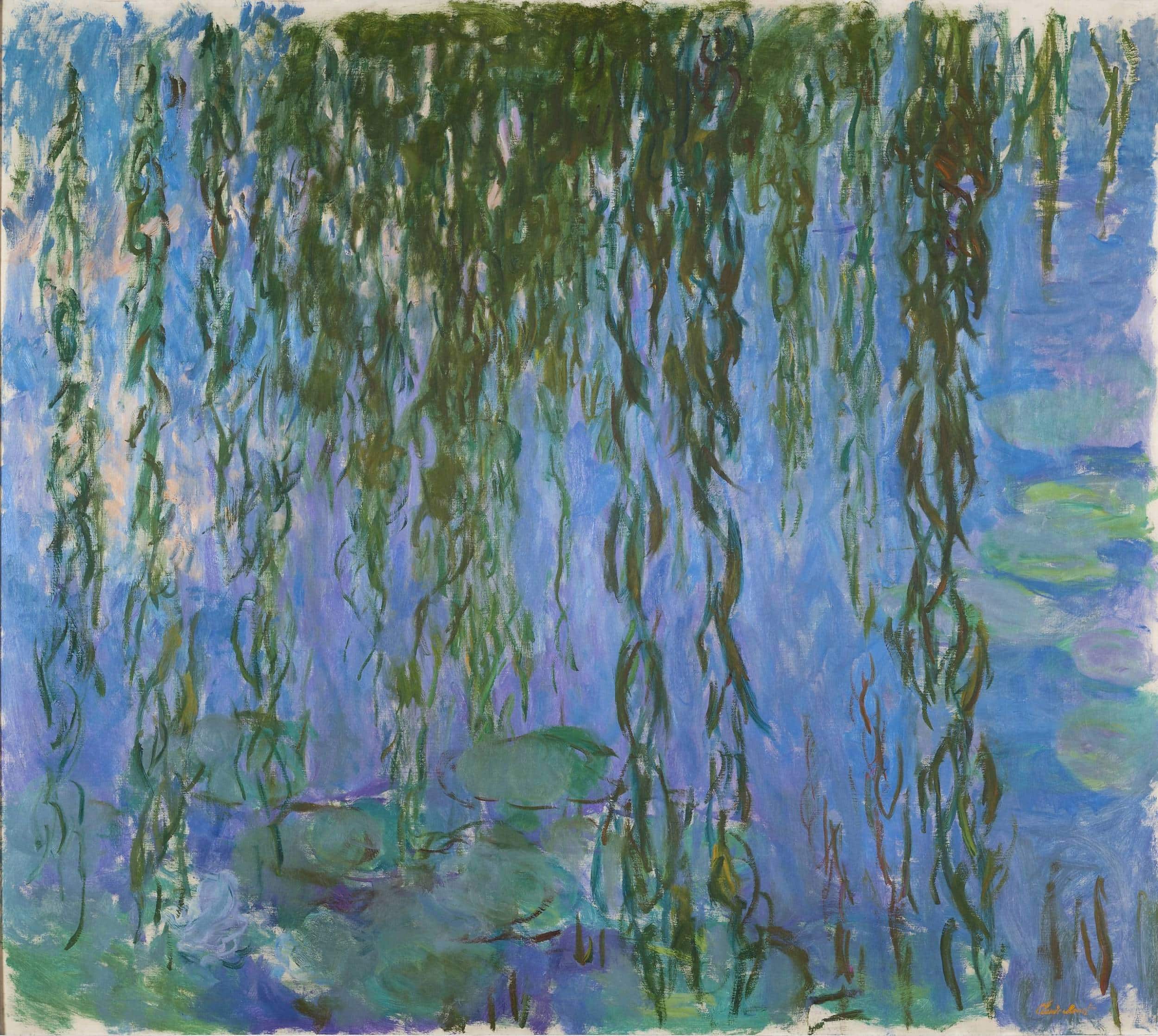 Claude Monet - Nymphéas avec rameau de saule