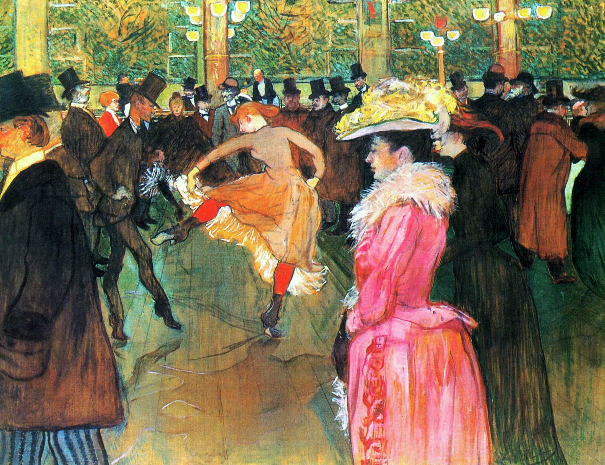 La Danse au Moulin-Rouge d’Henri de Toulouse Lautrec