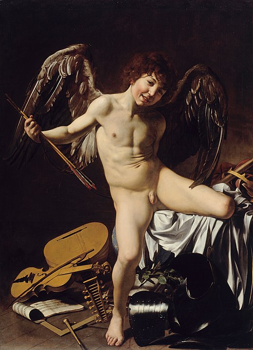 Caravage Amour vainqueur, 1601,1602