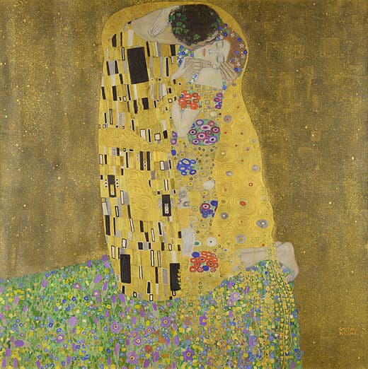 Gustav Klimt, Le Baiser, 1908-1909