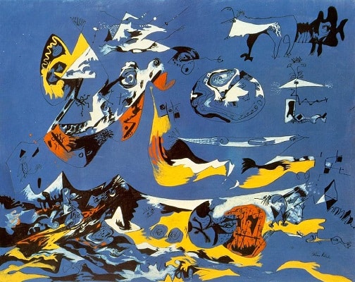 Jackson Pollock Bleu, Moby Dick, 1943