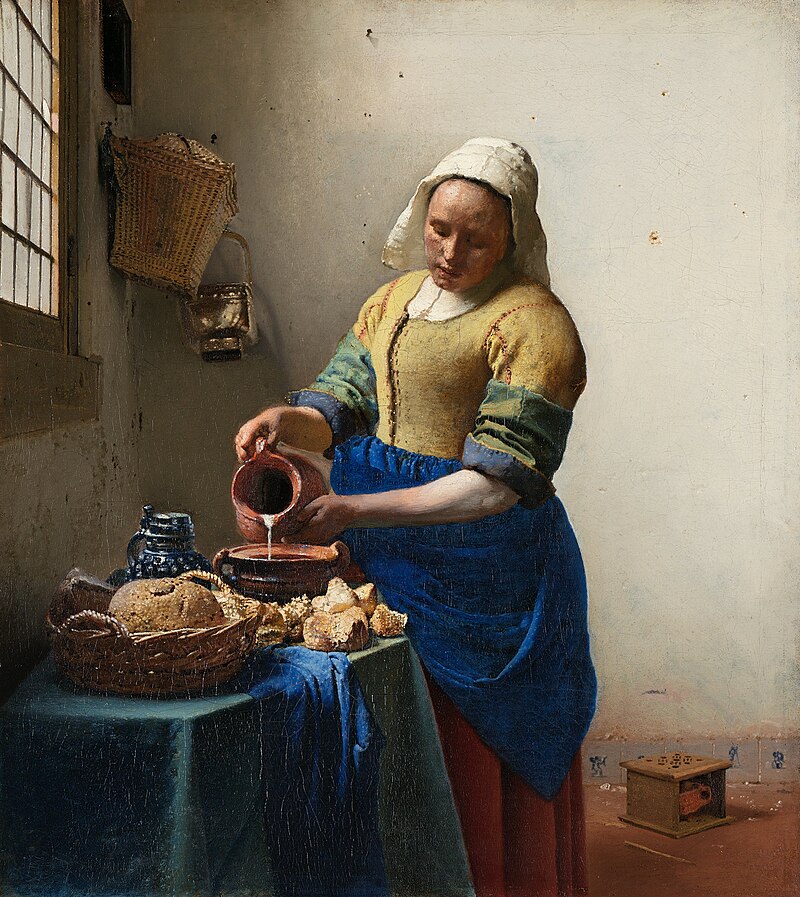 Johannes Vermeer La laitière, 1658