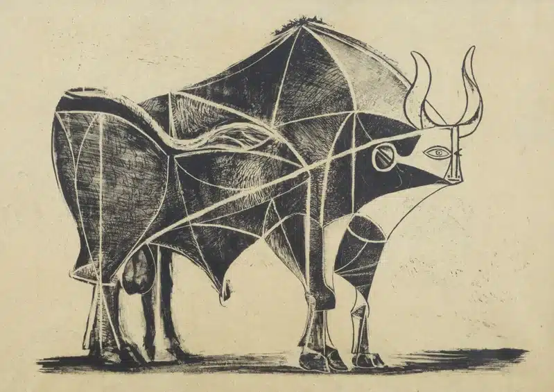Pablo Picasso - Le taureau 1945