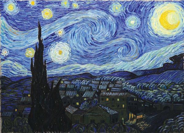 Van Gogh La Nuit étoilée, 1889